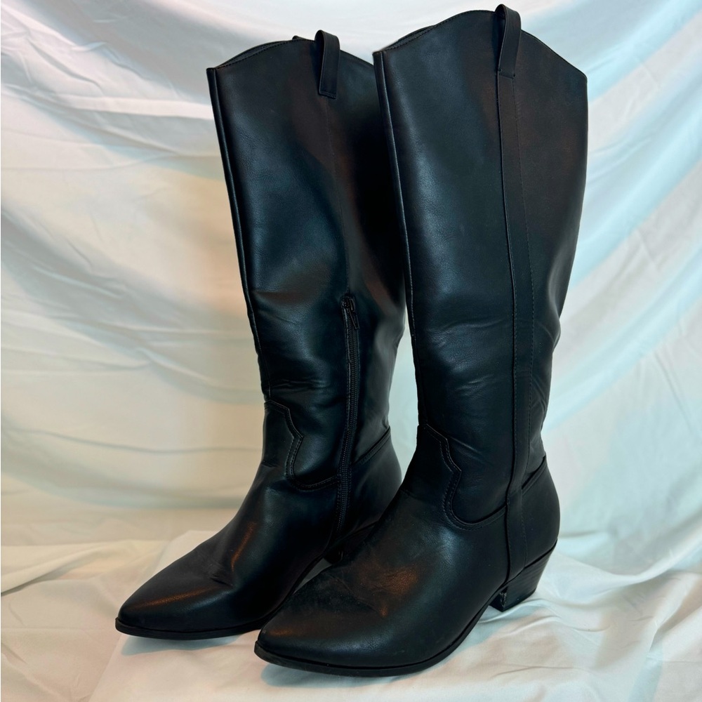 Women’s Black Leather Boots